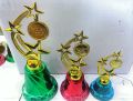 top & best pack of 3 goldden and colorful trophy for 1st,2nd 3rd position for cricket, football, school awards and other achievements. 