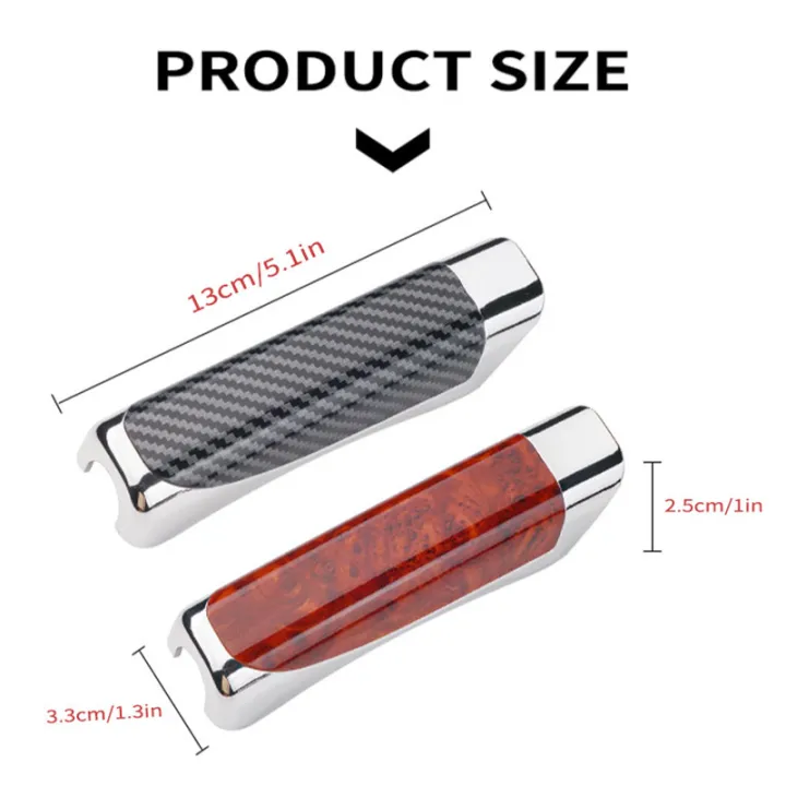 SEAMETAL%20Car%20Hand%20Brake%20Cover%20Handbrake%20Grips%20Protection%20Cover%20Carbon%20Fiber%20Parking%20Brake%20Decoration%20Shell%20Interior%20Accessories%20-%20Image%207