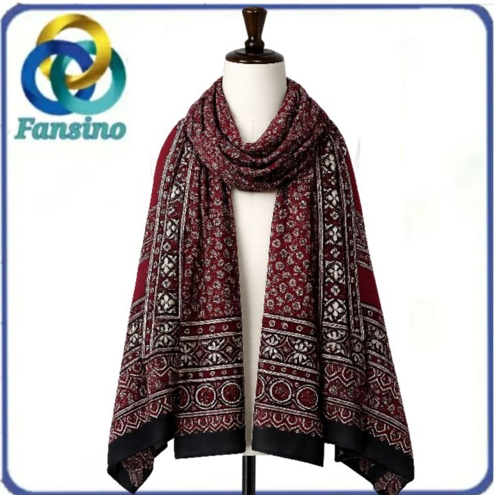 Sindhi%20Ajrak%20%7C%20Traditional%20Maroon%20Ajrak%20Shawl%20-%20Image%204