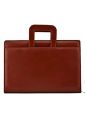 leather file folder. 