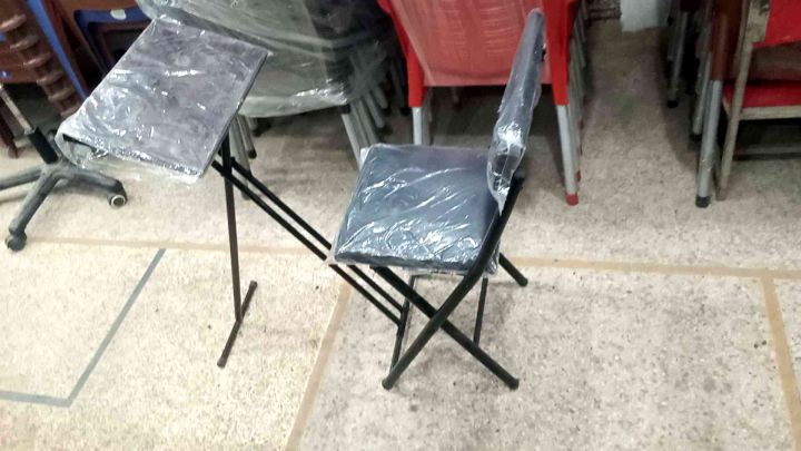 Folding Namaz Chair with Table - Comfortable and Portable Prayer Chair for Namaz - Suitable for Patients and disable  "