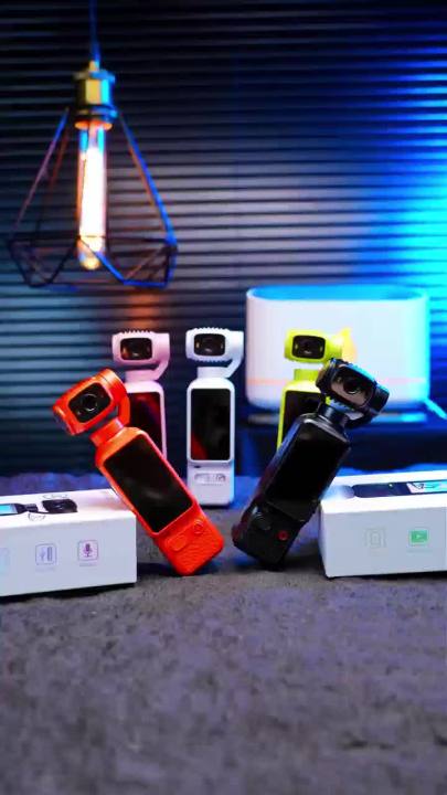 FLH HD Pocket Gimbal Camera Handheld Stabilized Camcorder 180 Degree Rotation Lens Sports Camera Mini DV Video Recorder