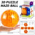3D Cube Puzzle Maze Toy Hand Game Case Box Brain Game Challenge Educational Toy for Children. 