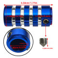 SEAMETAL Motorcycle Gear Shift Lever Peg Aluminum Alloy Shifter Tip Anti-Slip Foot Pedal Toe Peg Cover Universal Fit.