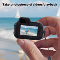 Mini Y3000 Keychain Camera 8MP Photo Tiny Digital Body Cameras Thumb Cam DV Micro Camcorder Support SD Card With Screen for Kids.