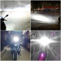 1PCS H4 P15D BA20D Motorcycle Headlight Bulbs 144 SMD Super Bright White 12v LED Headlamp Fog Light Spotlight Play and Plug.