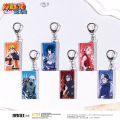 NARUTO Sasuke Uchiha Itachi Obito Kakashi China Official Authorization Cosplay Heaving Sand Key Chain Rectangular Ornament. 