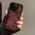 Red Lip Phone Cases For iPhone 15 Pro Max Case iPhone 11 13 12 14 Pro 7 8 Plus SE XS Max X XR Liquid Silicone Shockproof Cover. 