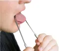 Tongue Scraper Cleaner Stainless Steel Bad Breath for Dental Oral Care Tool. 