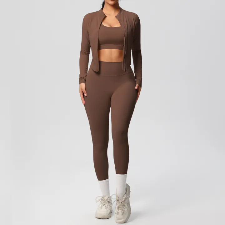 3pcs%20Sportswear%20Yoga%20Set%20Gym%20Sports%20Bra%20Zipper%20Jacket%20Leggings%20Clothes%20Sportswear%20Yoga%20Suits%20For%20Women%20Fitness%20Set%20Tracksuit%20-%20Image%202