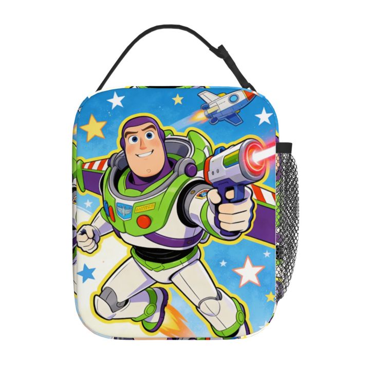 1pc Buzz theme cute lunch bag, suitable for casual daily application, commuter lunch bag, 