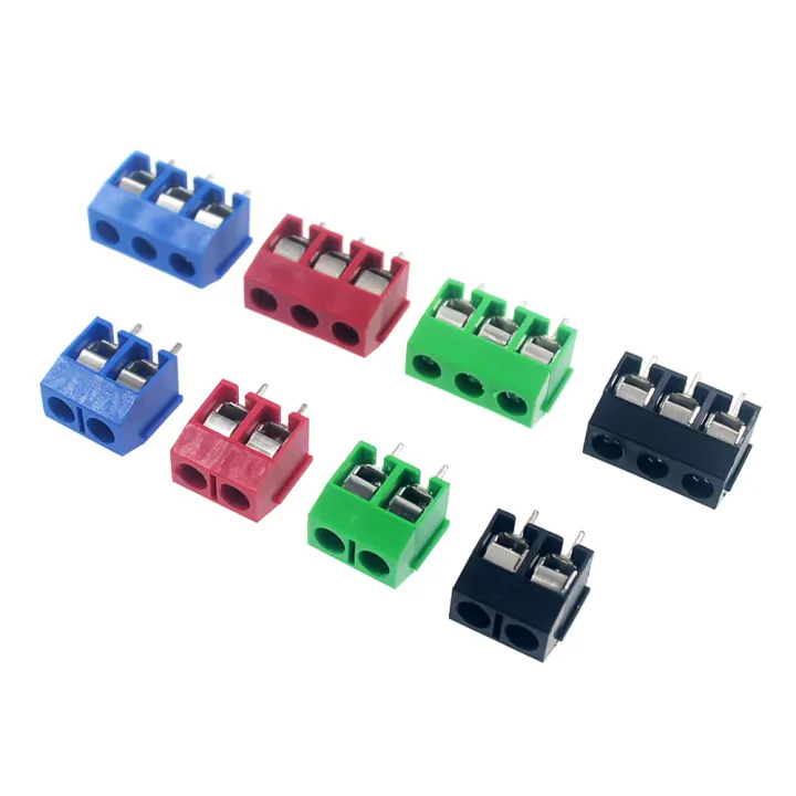 10/50PCS%20PCB%20Terminal%20Block%20Connector%20Pitch%205.0mm%20KF301%20Straight%20Pin%202P%203P%20Screw%20PCB%20Terminal%20Blocks%20Connector%20Assortment%20Kit%20-%20Image%204