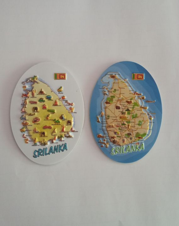 Fridge magnet Lanka map shape