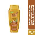 (Choice Free Gift ) Emami 7 Oils in One Double Conditioning Shampoo Miracle Almond 170ml (30ml Free). 