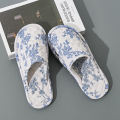 Home Indoor Slippers Soft Bottom Antislip Women Slippers Fashion Cotton Floral Floor Shoes Warm Lightweight Bedroom Slippers. 