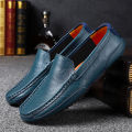 Leather Men Shoes Luxury Trendy 2024 Casual Slip on Formal Loafers Men Moccasins Italian Black Male Driving Shoes Sneakers. 