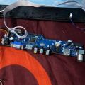 Universal LCD TV Controller Driver Board + 1CH 6bit 40Pin LVDS Cable + 7 IR Key Board Combo for 1366x768 Pixel Panel Replace T.V56 DS-V59.