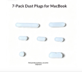 9PCS Dust Plug Cover Dirt Plug Cups Set for MacBook Pro 14/16 inch Air M3 M2 M1 A2779/A2442/A2780/A2485/A3113/A3114/A2681/A2941. 