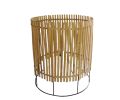 Bamboo night  Lamp Shade with holder. 
