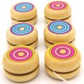 2pcs Wooden Circular Yo-Yo Balls - Multi-Piece Set for Physical Exercise, Party Games & Hobby Collections Christmas s ZSY.