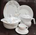 Marble Dinner Set |  Imported Marble Dinner Set | Dinner Set | Marble Dinner set 72 pcs for 8 Serving. 