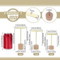Metal T Bar Earring Display Stand Jewelry Stand with Wooden Round Base Earring Hanging Holders Jewelry Organizer.