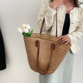 【Deal】 Women's Large Capacity Shoulder Bag Summer Straw Basket Handbag Fashion Female Luxury Designer Beach Bag Bali Shopper Tote. 