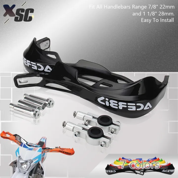 22MM 28MM Motorcycle Hand Guards Handle Protector Handguard Handlebar ...