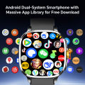 New Android 13.0 Cellular Version Smart Watch 5G LTE Smartwatch With 2.4inch Amoled Screen Sim Card Slot Play Store.