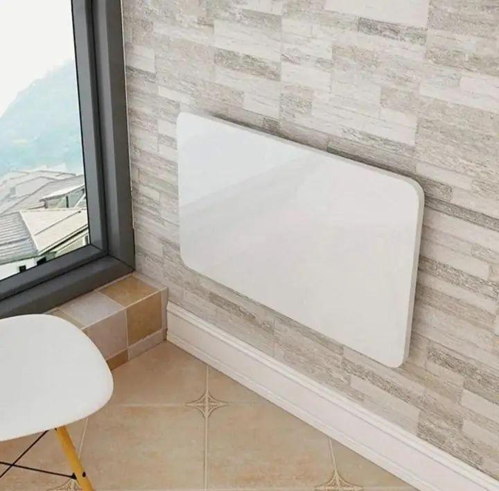 wall%20mounted%20folding%20wooden%20laptop%20table/computer%20table%20study%20table%20iron%20table%20with%20folding%20brackets%20-%20Image%202