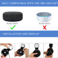 Echo Dot Wall Mount Holder, Cord Management Bracket for Alexa Echo Dot 3rd Generation Speaker (EU US UK Plug). 