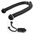 Air Diesel Heater 75mm Diameter 2M Length Duct Pipe Tube Hose Outlet Exhaust Joiner Connector For Webasto Eberspaecher Car Truck.