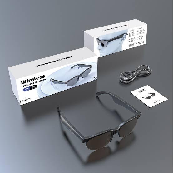 Wireless Bluetooth Headset Glasses with Built-In Mic Smart