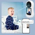 BESDER 3MP PTZ Wifi Camera Video Call with 2.8 Inch IPS Screen Baby Cry Sound Detection Security IP Camera Baby Monitor iCSee. 