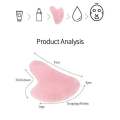 1Pcs Guasha Scraping Massage Scraper Face Massager Acupuncture Beeswax Resin Gua Sha Board Acupoint Face Eye Care SPA Massage Tool. 