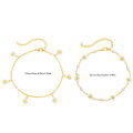 【Must-Have Accessories】 2023 New Cute Daisy Flower Chain Anklets for Women Summer Beach Colorful Beads Anklet Bracelet On Leg Foot Chain Boho Jewelry.