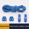 No Tie Shoelace Tieless Shoelaces Sneakers Plastic Strong Lock Elastic Round Shoe Laces for Kids Adults Elderly One Size Fit All. 
