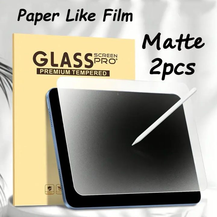 2-Pack Anti Glare Screen Protector For iPad 5th 6th 7th 8th 9th 10th 11th Gen, mini Air 4/5/6/7, Pro 11 12.9, Matte PET Film