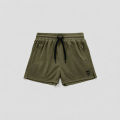 2026 New Men Black Gym Shorts Skull Logo Quick Dry Breathable Mesh Sport Shorts Drawstring Workout Running Shorts with Side Pock. 
