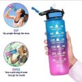 Water Bottle Sport With Straw -1000 ml. 