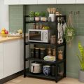 "Premium Kitchen Storage Rack | Multi-Layer Microwave Stand & Large Capacity Organizer Shelf. 
