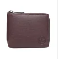 Men's Wallet Pu Leather Brown Business Card Holder Case Short Coin Purse 2023 Money Bag. 