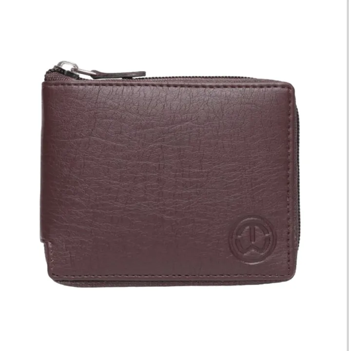 Men's Wallet Pu Leather Brown Business Card Holder Case Short Coin Purse 2023 Money Bag