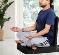 Portable Floor Chair, Foldable Lazy Sofa Chair Floor Chair, Padded Floor Chair Cushioned Back Support Tatami Chair, Video Game Legless Backrest Chairs for Meditation Reading TV Watching Gaming (Color send rendom delivery). 