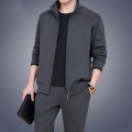 Autumn Winter Men's Casual Jogger Sets Sport Suits Men Sportswear Zipper Sweatsuit Tracksuit Set Man 2 Piece Set Male Tracksuits.