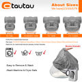 OTAUTAU Adults Children Fluffy Faux Fur Bean Bag Pouf Cover Without Filler Beanbag Puff Salon Ottoman Corner Seat Sac DD003. 
