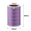 (With RFID) Xiaomi air filter for model 2s/2c/2H/3C/3H/pro purple anti-bacterial mi purifier filter (anti-bacterial). 