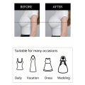 New Silicone Invisible Bra With Shoulder Strap Lift Up Nipple Cover Reuseable Adhesive Breast Petals For Dress Backless Wear.