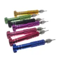 5 in 1 Aluminum Alloy Mini Screwdriver mobile Tools Mini Screwdriver iPhone repair kit DIY Mobile Phone Open Repair Tools Kit. 