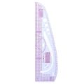 3245 Plastic Transparent French Curve Ruler SplIne Sewing Patchwork Feet Tailor Yardstick Cloth Cutting Rulers. 
